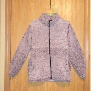 Grey Winter Weather NO HooD long sleeve zip-up sweatshirt @Size:M *See pics PLZ*